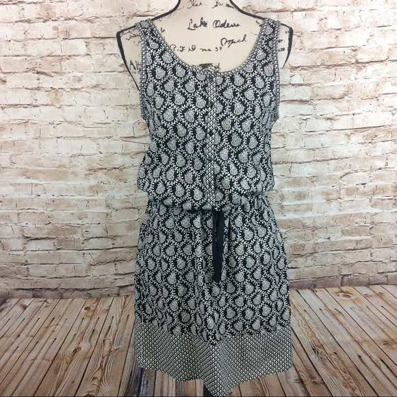 Lou & Grey Paisley Pattern Drawstring Waist Dress - Picture 2 of 7